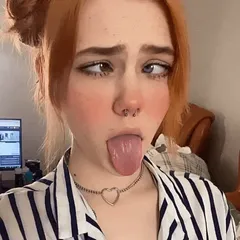 redhead cutie teen ahegao