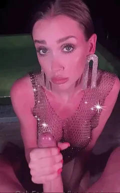 gorgeous shiny handjob