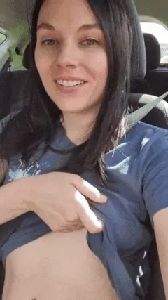 expect me to take my tits out anywhere we go