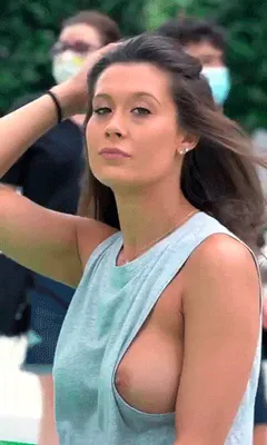 sideboob in public