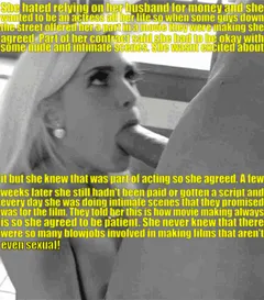 she promised not to leak anything about the movie before it was done so even after months of this her husband and family were in the dark