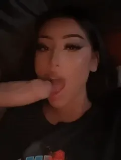 cute latina sucking big dick
