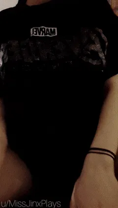 dropping the titties out