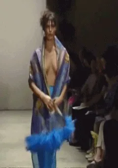 sexy catwalk models oops