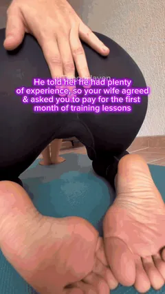 Hot wife gets banged by her new personal trainer that her husband pays for