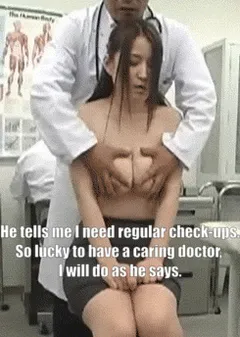 doctor tells me i need regular check-ups. lucky to have a caring doctor