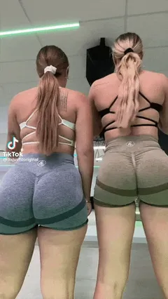 gym hoes shaking their ass
