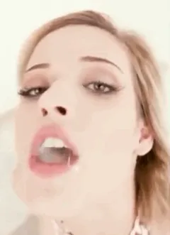 show me the cum on your tongue before swallowing