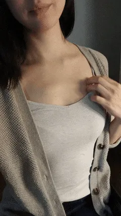 playful slut showing tit