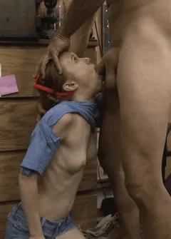 gagging on my cock is a great ab workout