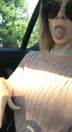what’s she hiding under that sweater?