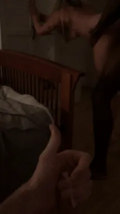 Husband watches his wife take bbc interracialwild