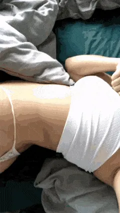 big pierced titties and shiny butt plug under thong