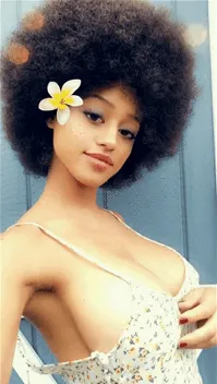 huge faux boobs on pretty, mingled baby.