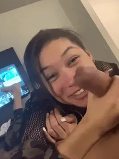 total natural babe play with a cock 1