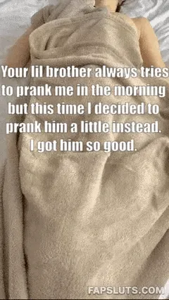 my lil brother was left speechless after my girlfriend turned the tables on his little prank.