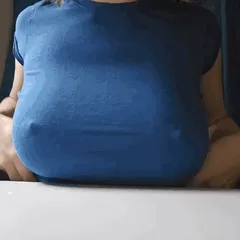 If she drops these in front of you, will you cum on tits?