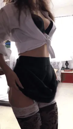 hot asian in a sexy outfit