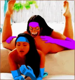 kitana and mileena enjoy