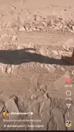 alisha lehmann on beach in bikini