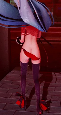 hatsune miku dared to strip in public mmd by strangermmd (iwara)