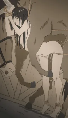 tide up & roughly fucked by donkey