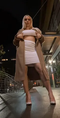 street side titty flasher