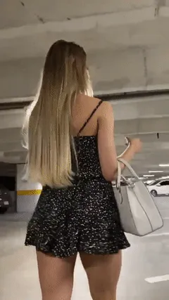public parking garage ass flash