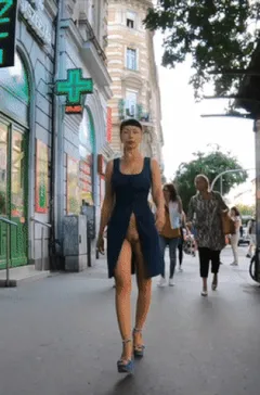 naughty lada public flashing