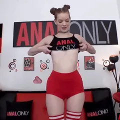 anal gal with big hips and tiny tits