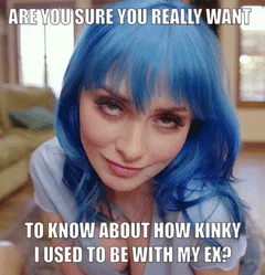 she is starting to learn how dirty your mind is