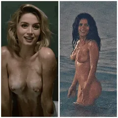 Warm bath with Ana de Armas or cold bath with Salma Hayek