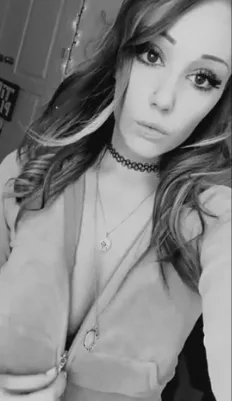 pulling those cute titties out