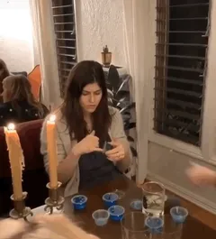 taking the jell-o shot down like all those dicks she has