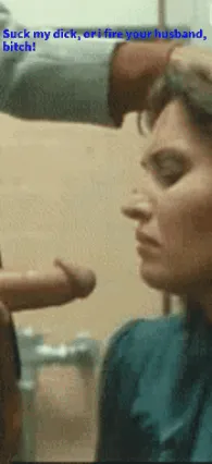 husband's boss blackmail wife