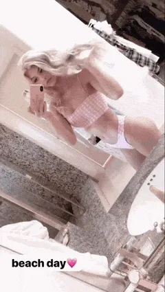 sexy loren gray bikini