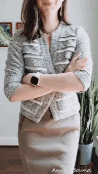 your boss shows off her latest fashion accessory