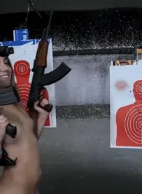 naked at the range