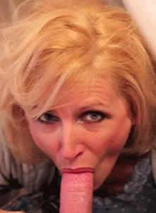 grandma makes blowjob