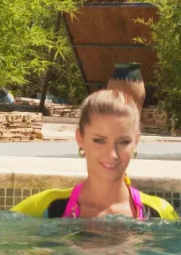 in and out of the water