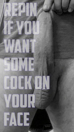 dreaming of cock on your face