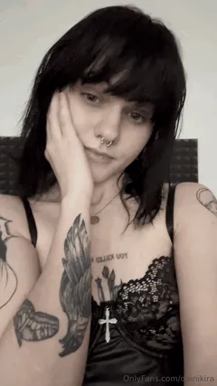 dainikira nude Tattooed tease flashes small tits

