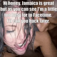 it had been a few days since i got an update from my gf' trip to jamaica, so i gave her a call.