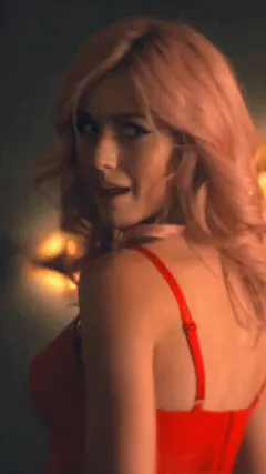 katherine mcnamara lingerie wink
