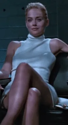 sharon stone gif showing pussy
