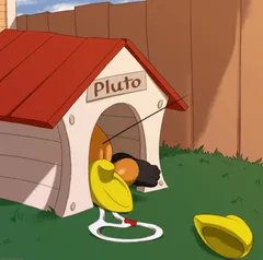 minnie mouse loves being in mickey’s dog house