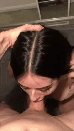 blowjob gifs - deep throat