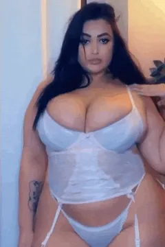 diamond doll looking perfect in white lingerie