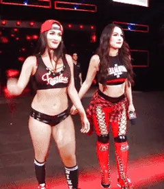 wwe sexy babe nikki bella (/w sis brie bella) very sexy arse swing in reverse gif!!