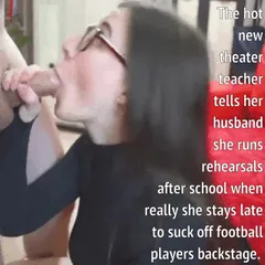 hot married theater teacher loves to suck jock dick